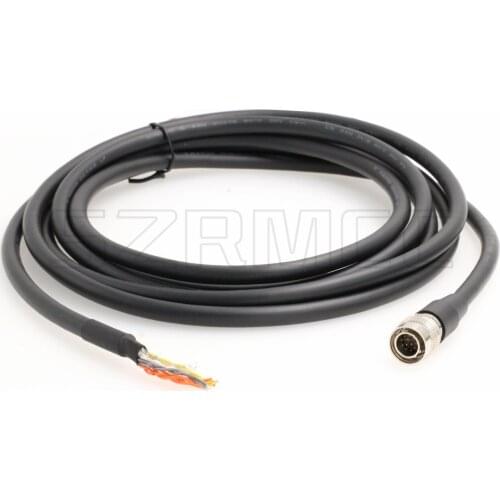 Hirose 12 Pin Male to Flying Lead I/O Data and Power Cable for Basler Sony AVT GIGE Industrial Cameras