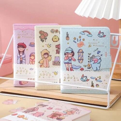 Korean version of the hand ledger ins cute girl heart notebook high-quality notepad girl diary