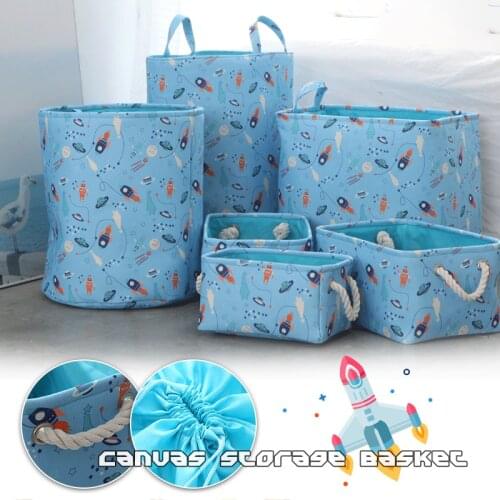 Laundry Basket Waterproof Dirty Clothes Storage Basket Children Toy Storage Basket Portable Laundry Organizer