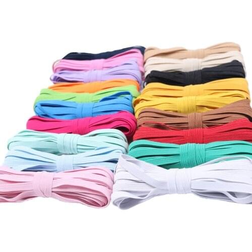 Hot sell Colorful high-elastic round elastic bands 6mm rope rubber band line spandex ribbon Waist band garment accessoty5BB5627
