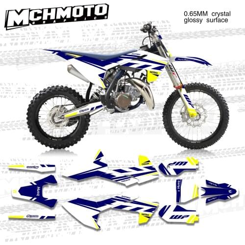 MCHMFG Motorcycle Team Graphic Decal & Sticker Kit DECO For Husqvarna TC85 2018 2019 2020 Stickers