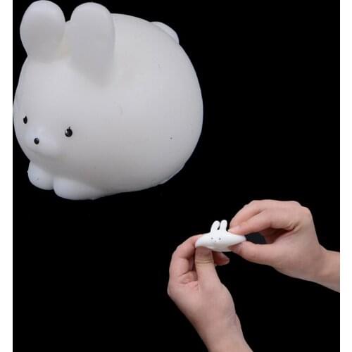 Cute Rabbit Fun Antistress Anti-stress Squeeze Ball Toy Emotion Vent Resin Doll Anti Stress Reliever Toy for Adult Children