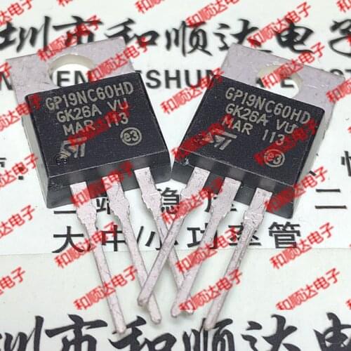 Original New / 5pcs / GP19NC60HD STGP19NC60HD TO-220 600V 19A