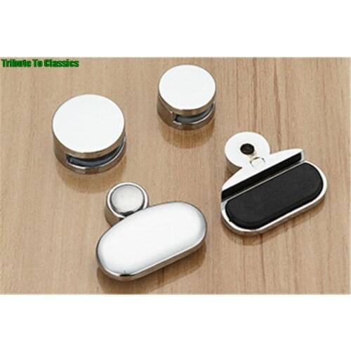 1pc Advertising Plate Glass Clamp Fixed Clip Mirror Mirror Fixed Fitting Bathroom Mirror Glass Mirror Hinger Fixed Accessories