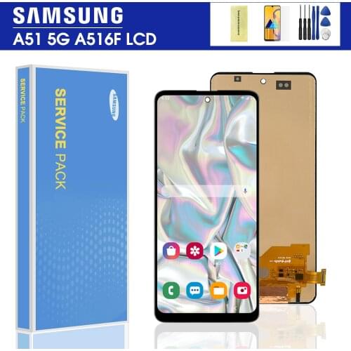 100% Test LCD For Samsung Galaxy A51 Display Touch Screen Digitizer Sensor Assembly For Samsung A51 LCD A515 A515F Display