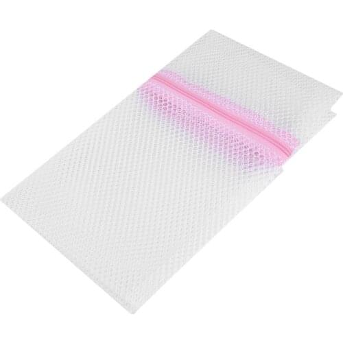 2 Size Zippered Mesh Laundry Wash Bags Delicates Lingerie Bra Socks Underwear Washing Foldable Machine Clothes Protection Net