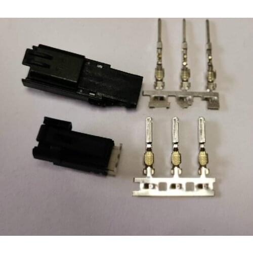 3Pin Car front door tweeter Male and female plug connector with terminals For Ford New Focus