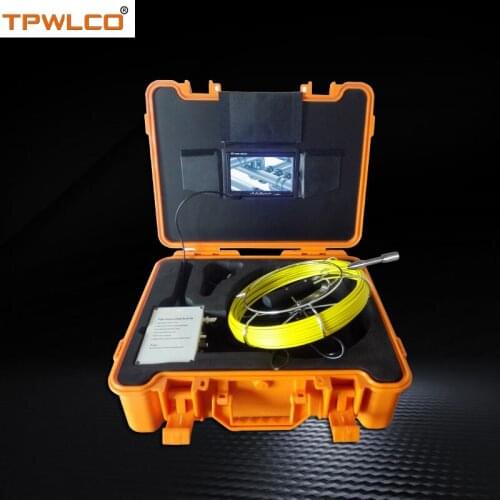 7inch Monitor 20m 23mm Pipeline Industrial Endoscope Camera With 12pcs LED Lights For Pipe Inspection Video Camera System