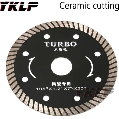 4 Inch 105mm Diamond Circular Saw Blade Cutting Disc For Ceramic Angle Grinder 1PC Bore 20mm thickness 1.2mm