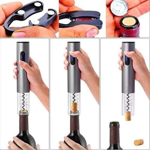 Automatic Bottle Opener Screwdriver Fast Safe Kitchen Bar Wine Opener Tools Wine Opener Corkscrew Set