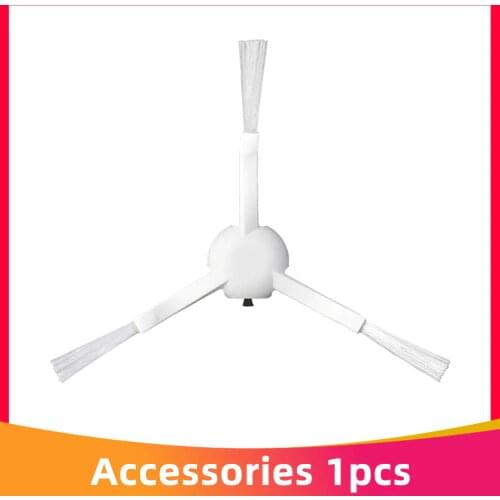 White Silicone Washable 3-arm Side Brush replacement for Xiaomi Mijia 1C robotic Vacuum Cleaner Mi Robot accessorie spare Parts