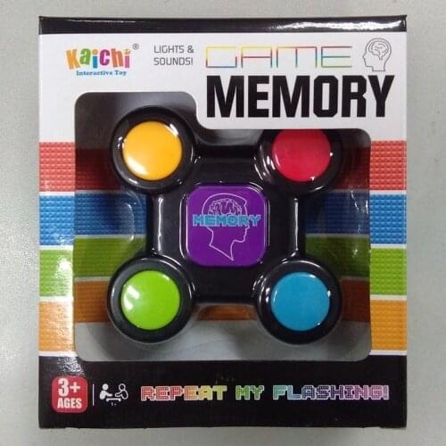 Free Shipping plastic educational creativity memory game toy with lights and sounds quiz game