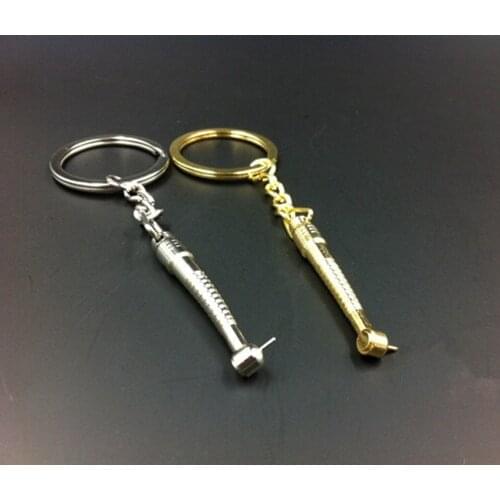 2pcs/set Handpiece Key Chains Dental Promotional Gifts Dental Creative Keychains dentist gift