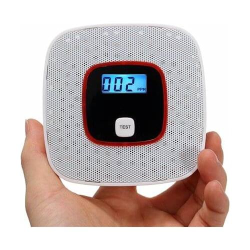 JKD-616 VOICE WARNING LCD CO CARBON MONOXIDE TESTER POISONING SENSOR ALARM DETECTOR