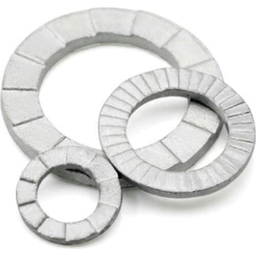 20-50pcs DIN25201 #5~3/4two fold self locking nord lock washers SK5 dacromet Loose-proof shock-proof gasket British and American