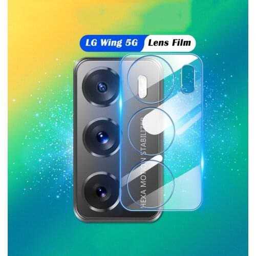 For LG Wing 5G Camera Lens Tempered Glass High Clear Lens Protector For LG Wing 5G 9H Hardness Anti Scratch Lens Protective Film