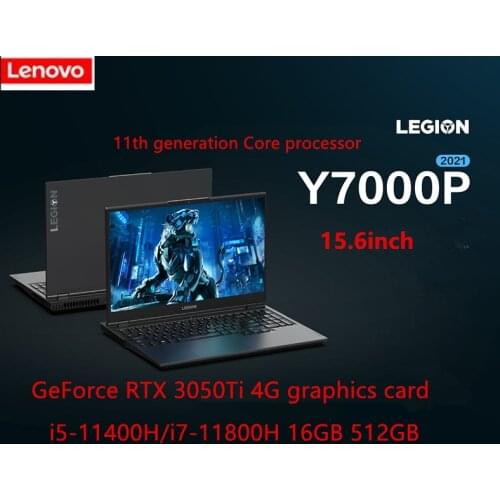 Lenovo Legion Y7000P 2021 Gaming Laptop 11th Intel 11400H/11800H RTX3050Ti 16G/32GB RAM 512G/1TB SSD 165Hz 15.6inch Notebook