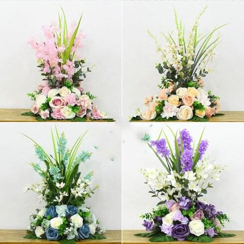 Simulation geometry road lead flower wedding supplies t stage decoration hotel table flowers decoration