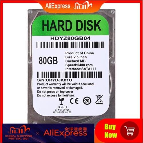 HDD SATA USB Adapter Cable 80/120/160/250/320/500GB for Laptop Hard Drive Disk