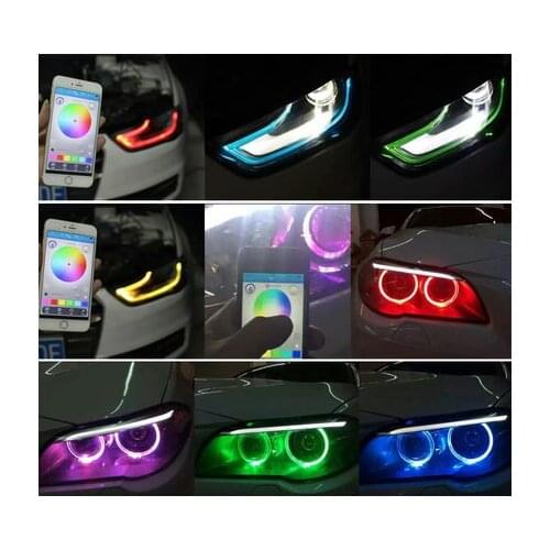 Angel Eye Drl Colors Changing Kit in Headlights for Bmw 1, 3, 4, 5, 7 F30 F35 Gt G30 G38 F18 G20 G28 X1 X2 X4 X5 X6 App Control