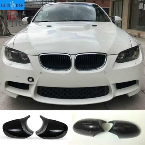 A Pair E90 E92 Car Rear Mirror Cap Cover Replacement Side Mirror Cover Caps For BMW E90 E91 2008-2011 E92 E93 2010-2013 LCI
