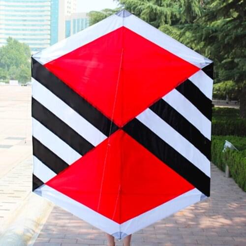 New Arrive Outdoor Sport Nylon Kite / Diamond Kites For Children With Handle And Line Good Flying