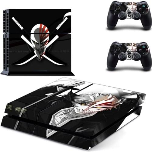 Bleach Style PS4 Skin Sticker for Playstation 4 Console & 2 Controllers Decal Vinyl Protective Skins Style 4