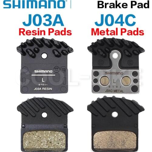 Shimano J03A J04C Pads DEORE SLX XT Resin Metal Pad Cooling Fin Ice Tech Brake Pad Mountain M7000 M8000 M9000 M6000 M785 M675
