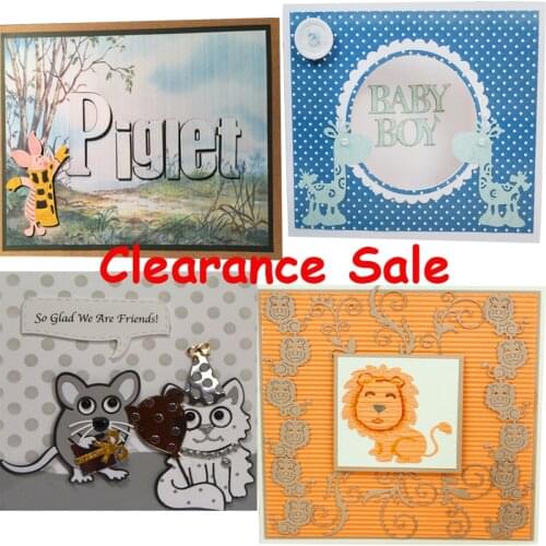 Kinds of Animal Metal Cutting Dies Stencils for DIY Scrapbooking Album Stamps Decor Embossing Paper Card Making Clearance Sale