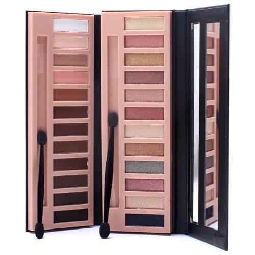 High Quality 12 Color Shimmer Glitter Eye Shadow Powder Matt Eyeshadow Cosmetic Makeup Waterproof Eyeshadow Makeup with brush