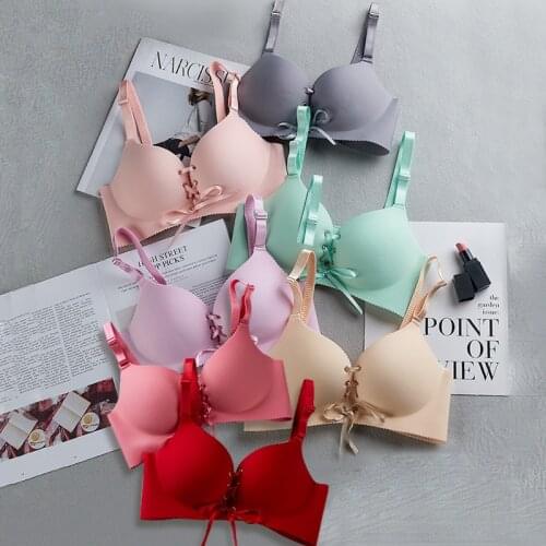 Sexy Seamless Bras For Women Lingerie Push Up Bra Wire Free 3/4 Cup Bralette Underwear Female Brassiere Comfortable Bras #D