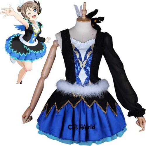 Love Live Sunshine Aqours WATER BLUE NEW WORLD Watanabe You Tops Dress Uniform Outfit Anime Cosplay Costumes
