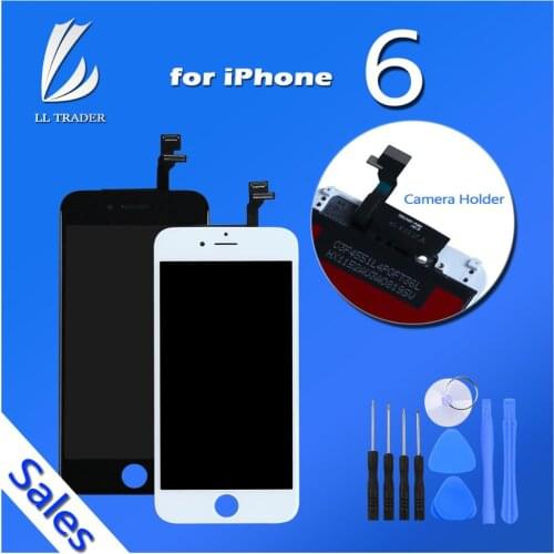 For iPhone 6 LCD Display Touch Screen Assembly Digitizer Screen Replacement Pantalla Black/White Free Tools Close to Original