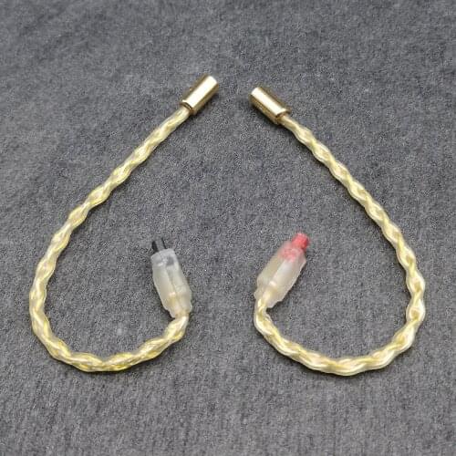 0.78mm 2 pin Female to MMCX Male Earphone Headset Cable Adapter for shure SE215 SE535 SE846 for Weston 1964 w4r um3x es3 es5