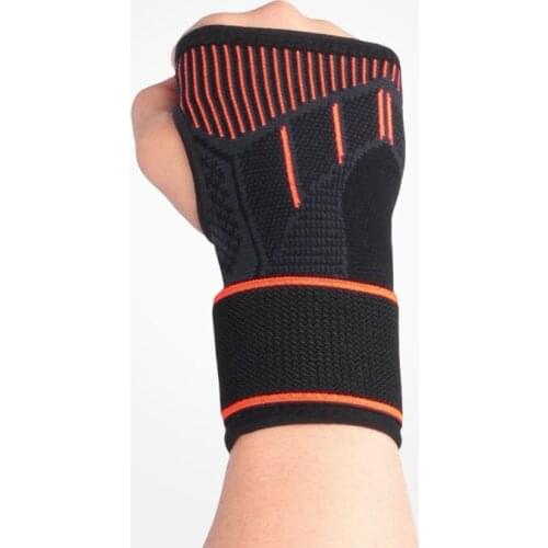 1 PCS Sports Basketball Wrist Brace Support Compression Weightlifting Wristband Hand Palm Brace Strap Gym Fitness Protector