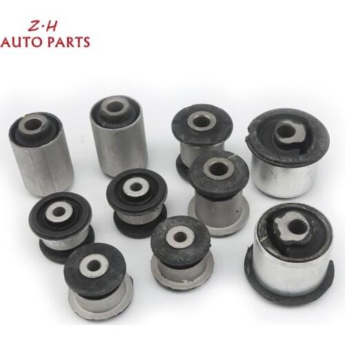 7L0407182E 7L0412333A 10Pcs Suspension Control Arm Bushing Set For Audi Q7 4L 2007-2009 VW Touareg 2007-2010 Porsche Cayenne