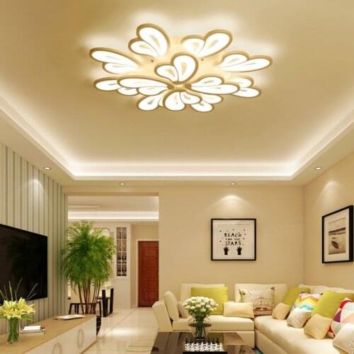 2021 new modern living room bedroom dining room LED ceiling lamp with smart remote control chandelier