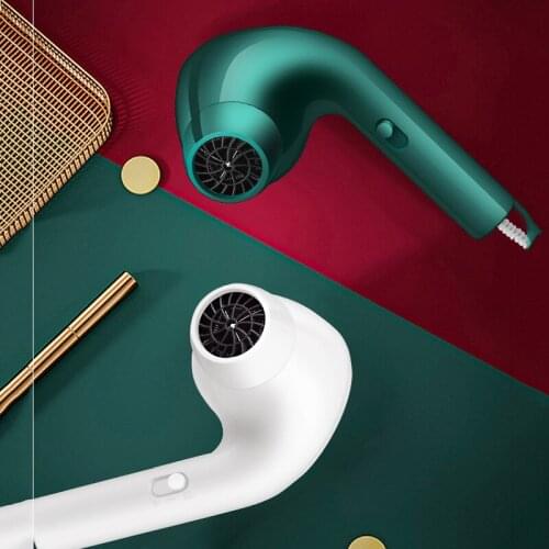 3 In 1 Portable Mini Hair Dryer Big Peas Shape Heating Cooling Electric Hair Blow Dryer Travel Student Household Appliances