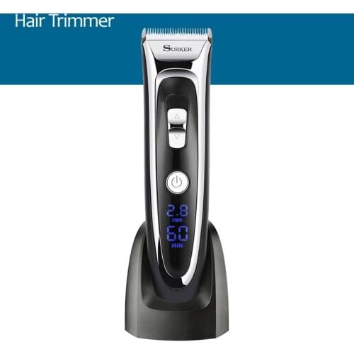 Rechargeable Professional Hair Clipper Men Hair Trimmer Cordless Electric Cutter Hair Cutting Machine Haircut Trimmer D40