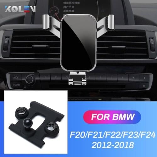 Car Mobile Phone Holder For BMW F20 F21 F22 F23 1 2 Series 2012-2018 GPS Gravity Stand Air Vent Navigation Bracket Accessories