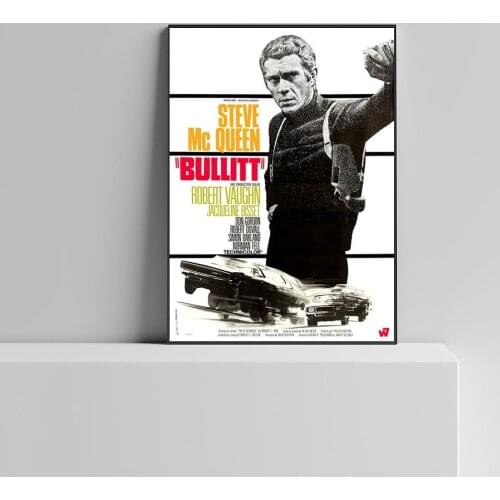 Bullit Movie Poster Home Wall Painting Decoration (No Frame)