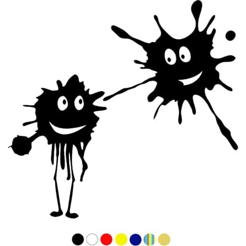 CS-899# Merry Blots funny car sticker vinyl decal silver/black for auto car stickers styling car decoration