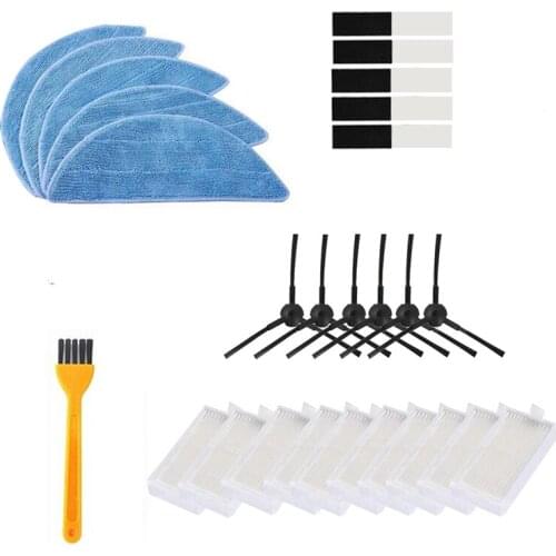 Vacuum Robot Cleaner Parts Side Brush Primary Dust Filter Mop Hepa Filter For Ilife V5 V5S V3 V3S V5pro V55 X5 V5S Pro