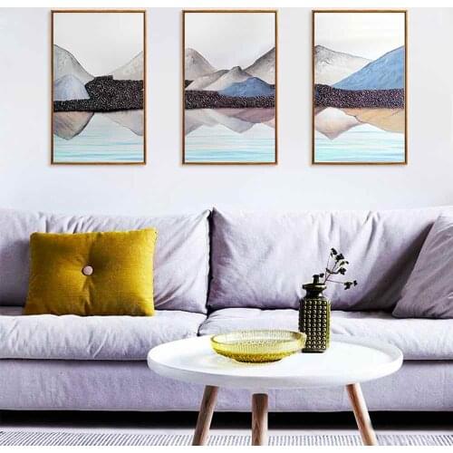 HAOCHU Landscape Dream Canvas Painting Living Room Home Decor Painting Print Poster Simple Nordic Wall Picture