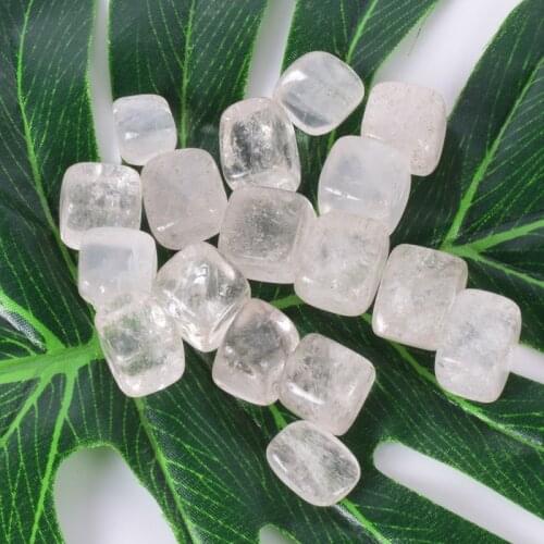 10-15 mm Rock Quartz Tumbled Stone 100 g Irregular Polishing Natural Rock Mineral Gemstone Bead Chakra Healing Home Decoration