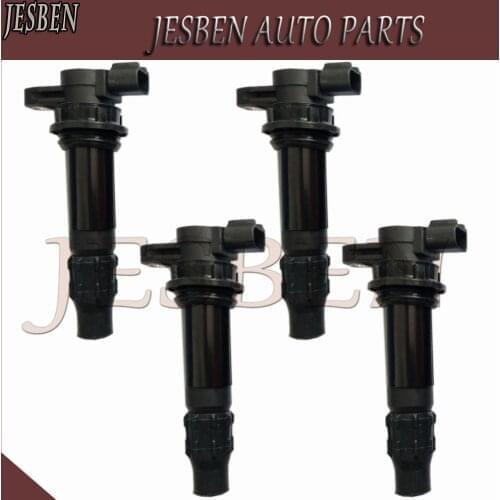4PCS 6D3-82310-00-00 Ignition Coil For YAMAHA FX140 WaveRunner FX HO V1 VX Cruiser FX1100 VX1100 Deluxe Limited VX110 2002-2018