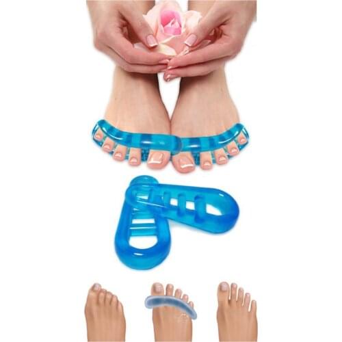 Toe Shape Corrector Pampered Toes 2Li Finger Straightener Comfortable Use Silicone Flexible Material