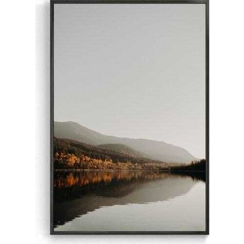 Landscape Paintings Autumn Wall Painting Scenery Leaves Tree Posters and Prints Living Room Decorative Wall Picture