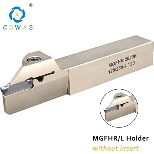 MGFHR 2525 White Grooving Turning Tool Holder Lathe Slot Cutter CNC Machine for MGMN 200 300 400 Insert