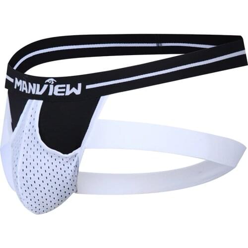 Micro Modal Men G-String &Thong Open Back Gay Underwear Sexy Penis Pouch Silk Jockstrap Transparent Thong